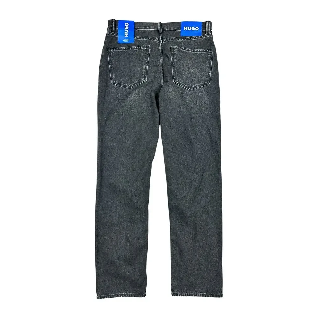 HUGO Jonah Regular Straight Jeans Black NWT — Size 32x32